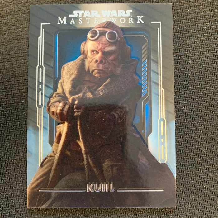 Star Wars Masterwork 2020 - 003 - Kuiil - Blue Parallel Vintage Trading Card Singles Topps