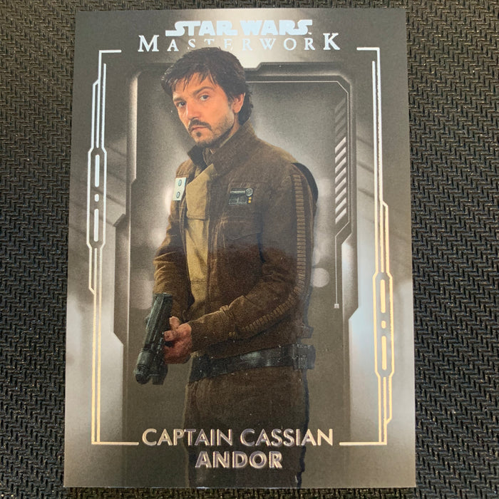 Star Wars Masterwork 2020 - 094 - Captain Cassian Andor Vintage Trading Card Singles Topps