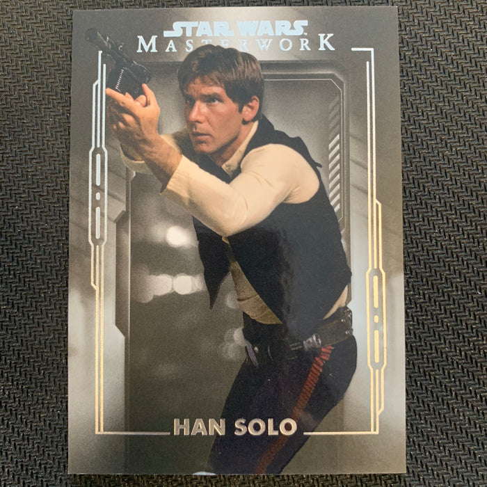 Star Wars Masterwork 2020 - 049 - Han Solo Vintage Trading Card Singles Topps