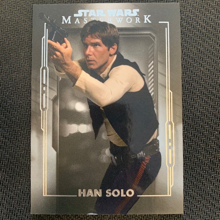 Star Wars Masterwork 2020 - 049 - Han Solo Vintage Trading Card Singles Topps   