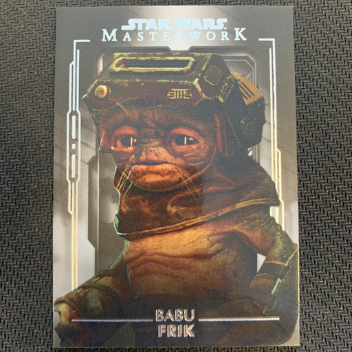 Star Wars Masterwork 2020 - 035 - Babu Frik Vintage Trading Card Singles Topps   