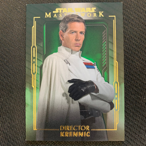 Star Wars Masterwork 2020 - 096 - Director Krennic - Green Parallel - 71/99 Vintage Trading Card Singles Topps   