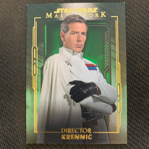 Star Wars Masterwork 2020 - 096 - Director Krennic - Green Parallel - 71/99 Vintage Trading Card Singles Topps