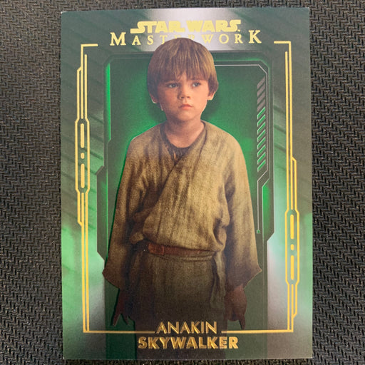 Star Wars Masterwork 2020 - 064 - Anakin Skywalker - Green Parallel Vintage Trading Card Singles Topps   
