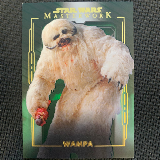Star Wars Masterwork 2020 - 061 - Wampa - Green Parallel - 12/99 Vintage Trading Card Singles Topps