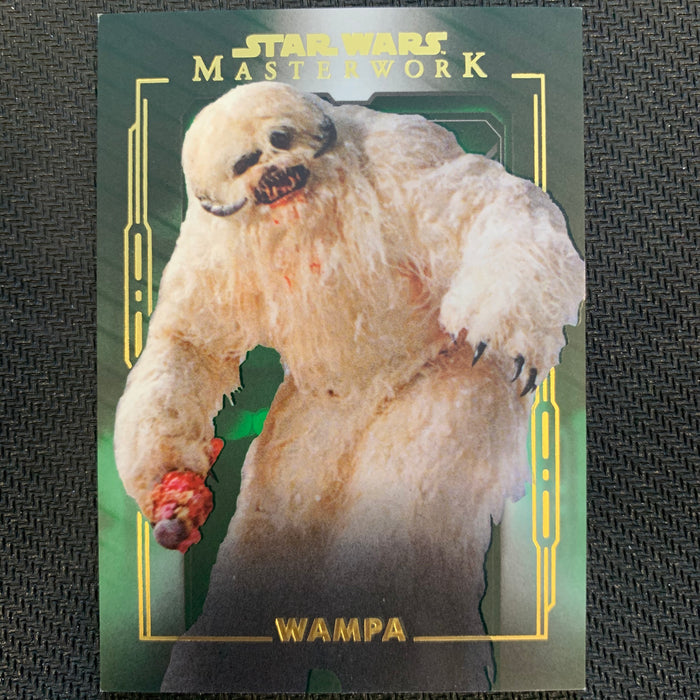Star Wars Masterwork 2020 - 061 - Wampa - Green Parallel - 12/99 Vintage Trading Card Singles Topps