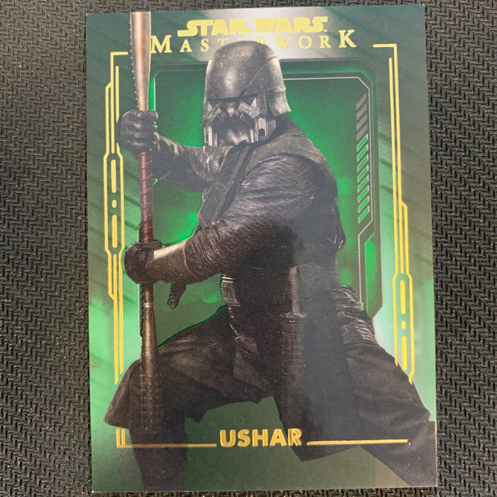 Star Wars Masterwork 2020 - 038 - Ushar - Green Parallel - 04/99 Vintage Trading Card Singles Topps