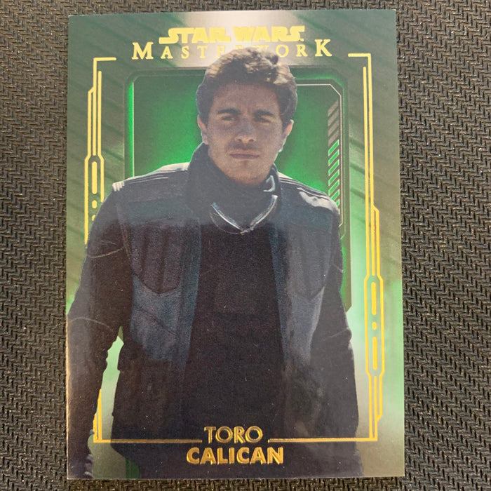 Star Wars Masterwork 2020 - 022 - Toro Calican - Green Parallel - 02/99 Vintage Trading Card Singles Topps