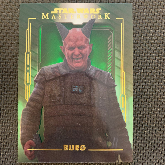Star Wars Masterwork 2020 - 015 - Burg - Green Parallel - 56/99 Vintage Trading Card Singles Topps