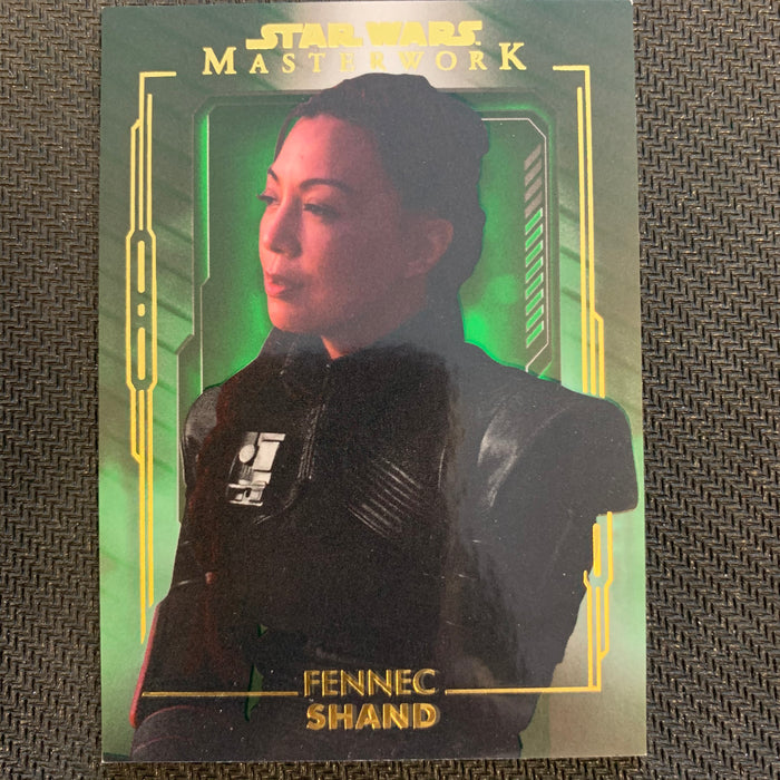 Star Wars Masterwork 2020 - 011 - Fennec Shand - Green Parallel - 31/99 Vintage Trading Card Singles Topps