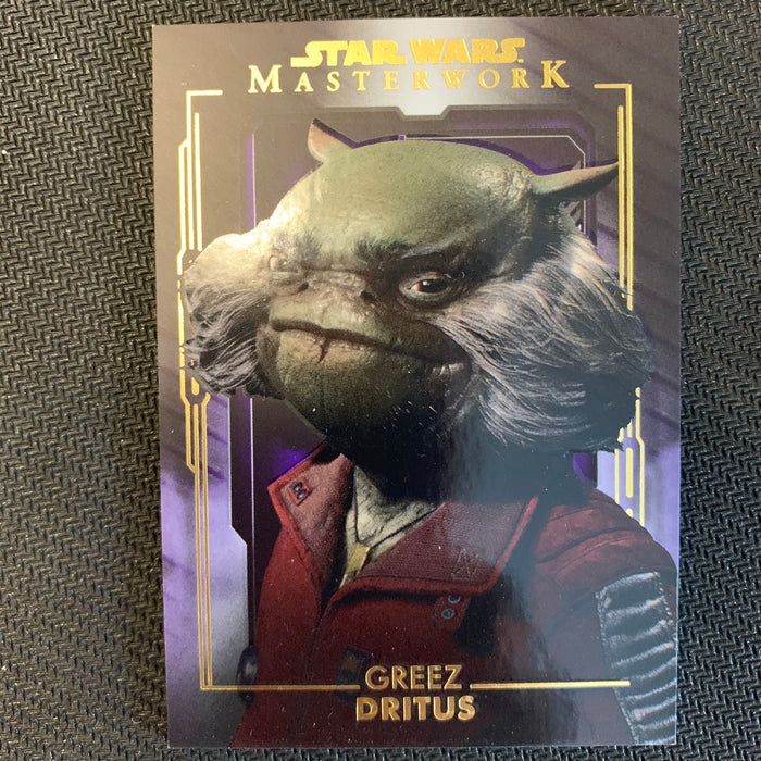 Star Wars Masterwork 2020 - 074 - Greez Dritus - Purple Parallel - 48/50 Vintage Trading Card Singles Topps