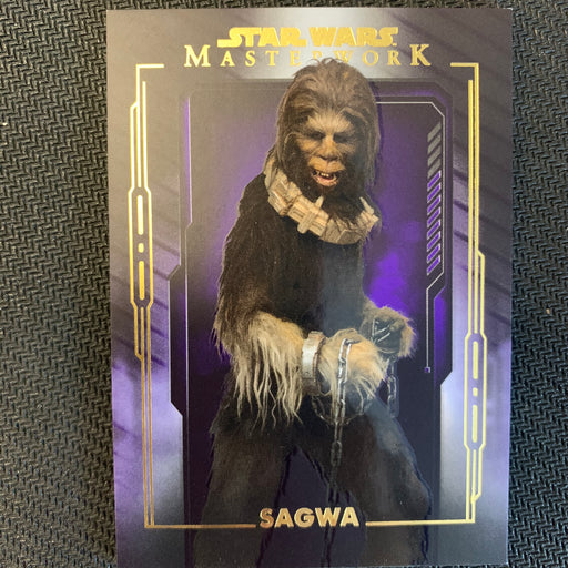 Star Wars Masterwork 2020 - 085 - Sagwa - Purple Parallel - 35/50 Vintage Trading Card Singles Topps