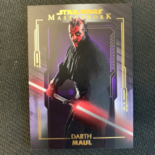 Star Wars Masterwork 2020 - 067 - Darth Maul - Purple Parallel - 44/50 Vintage Trading Card Singles Topps
