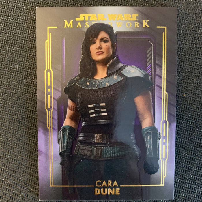 Star Wars Masterwork 2020 - 004 - Cara Dune - Purple Parallel - 36/50 Vintage Trading Card Singles Topps