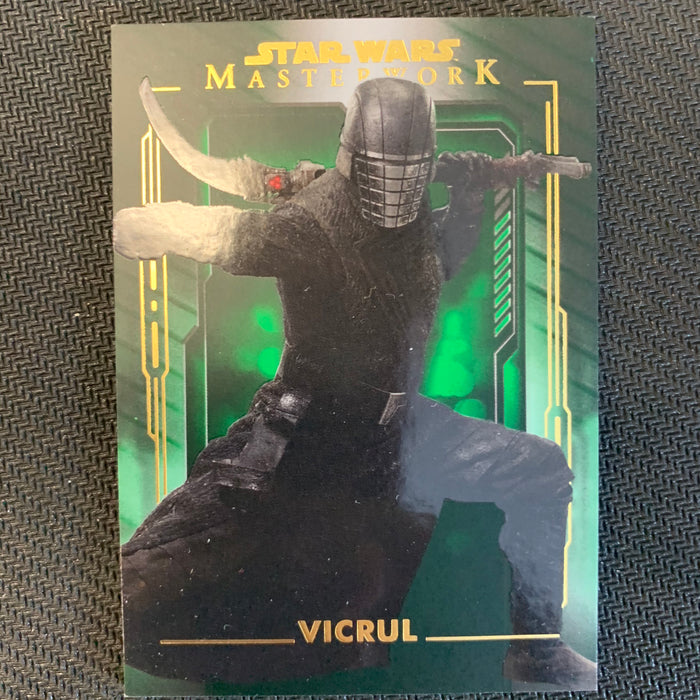 Star Wars Masterwork 2020 - 041 - Vicrul - Green Parallel - 72/99 Vintage Trading Card Singles Topps