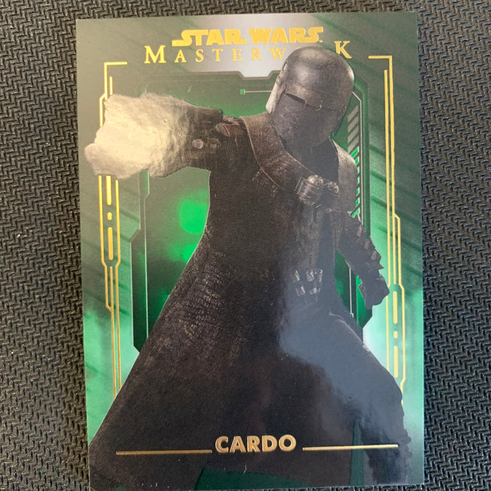 Star Wars Masterwork 2020 - 039 - Cardo - Green Parallel - 69/99 Vintage Trading Card Singles Topps
