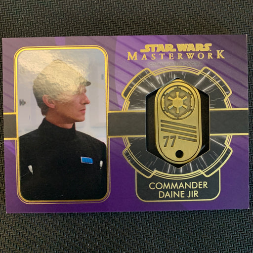 Star Wars Masterwork 2020 - DT-ED - Commander Daine Jir - Galactic Empire 77 - Purple 41/50 Vintage Trading Card Singles Topps   