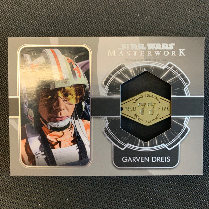Star Wars Masterwork 2020 - DT-FG - Garven Dreis - Red Five 77 - 63/99 Vintage Trading Card Singles Topps   
