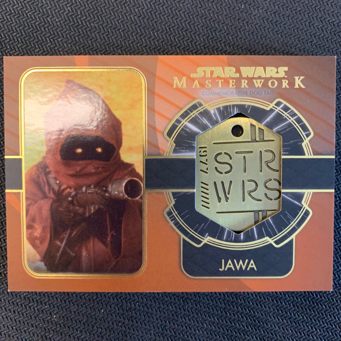 Star Wars Masterwork 2020 - DT-SJ - Jawa - Star Wars 77 - Orange 1/10 Vintage Trading Card Singles Topps