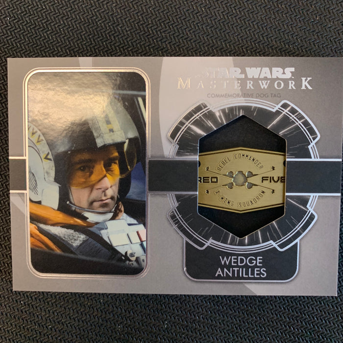 Star Wars Masterwork 2020 - DT-RW - Wedge Antilles - X-wing T-65 - 76/99 Vintage Trading Card Singles Topps   