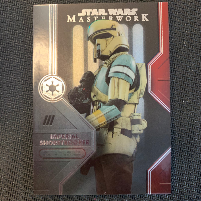 Star Wars Masterwork 2020 - TE-06 - Imperial Shoretrooper - Rainbow 203/299 Vintage Trading Card Singles Topps