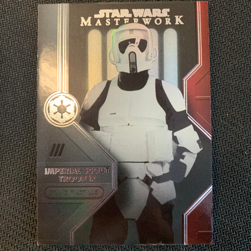 Star Wars Masterwork 2020 - TE-05 - Imperial Scout Trooper - Rainbow 234/299 Vintage Trading Card Singles Topps   