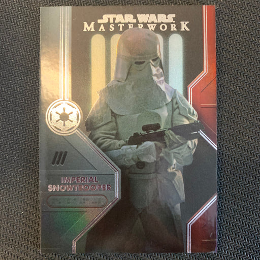 Star Wars Masterwork 2020 - TE-02 - Imperial Snowtrooper - Rainbow 130/299 Vintage Trading Card Singles Topps   