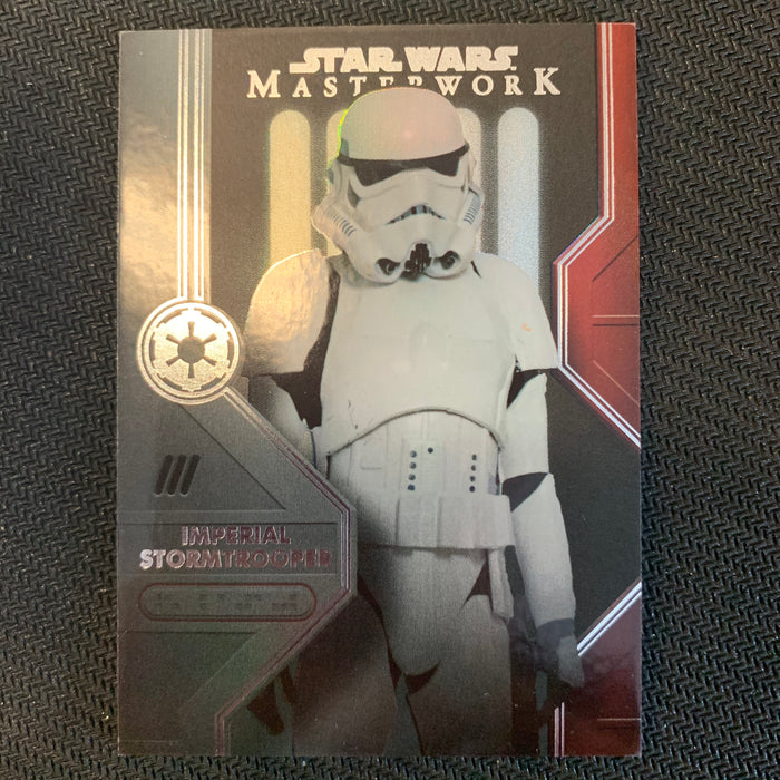 Star Wars Masterwork 2020 - TE-01 - Imperial Stormtrooper - Rainbow 109/299 Vintage Trading Card Singles Topps   