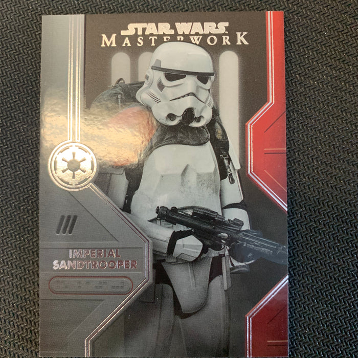 Star Wars Masterwork 2020 - TE-09 - Imperial Sandtrooper Vintage Trading Card Singles Topps