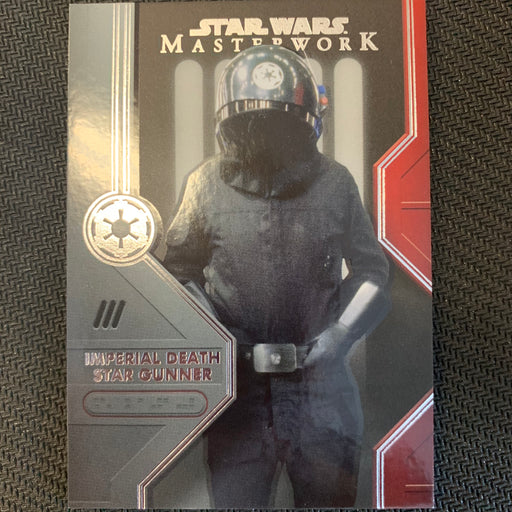 Star Wars Masterwork 2020 - TE-08 - Imperial Death Star Gunner Vintage Trading Card Singles Topps   