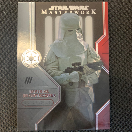Star Wars Masterwork 2020 - TE-02 - Imperial Snowtrooper Vintage Trading Card Singles Topps   