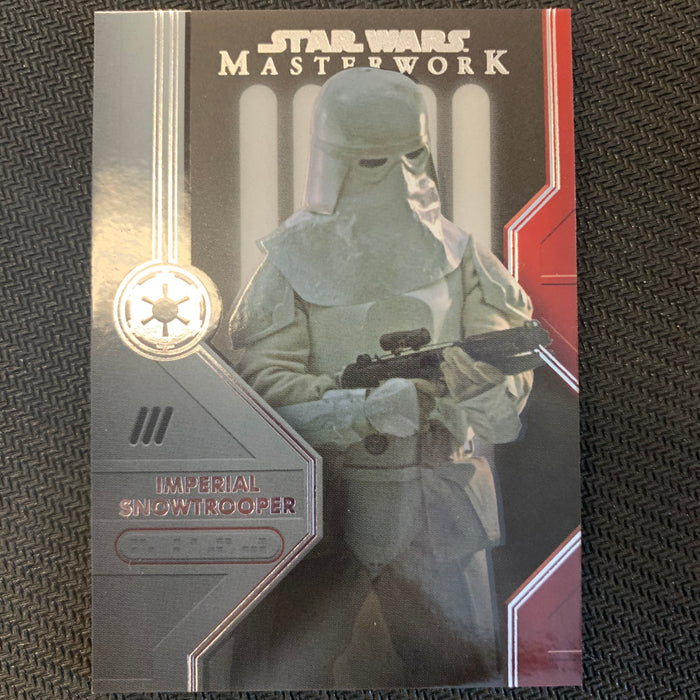 Star Wars Masterwork 2020 - TE-02 - Imperial Snowtrooper Vintage Trading Card Singles Topps