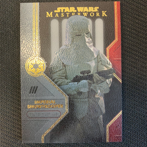Star Wars Masterwork 2020 - TE-02 - Imperial Snowtrooper - Canvas 10/25 Vintage Trading Card Singles Topps
