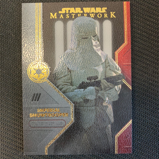 Star Wars Masterwork 2020 - TE-02 - Imperial Snowtrooper - Canvas 10/25 Vintage Trading Card Singles Topps   
