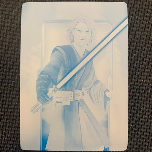 Star Wars Masterwork 2020 - 090 - Anakin Skywalker - Blue Printing Plate Parallel - 1/1 Vintage Trading Card Singles Topps   