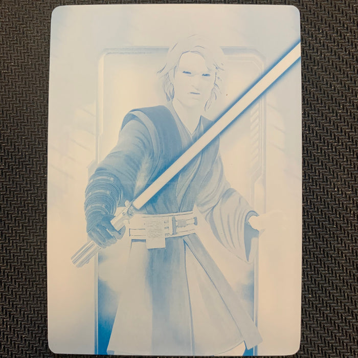 Star Wars Masterwork 2020 - 090 - Anakin Skywalker - Blue Printing Plate Parallel - 1/1 Vintage Trading Card Singles Topps