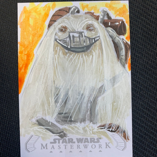 Star Wars Masterwork 2020 - Sketch Card 1/1 - Moroff - by Oscar Chavez Vintage Trading Card Singles Topps   
