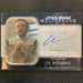 Star Wars Masterwork 2020 - AD-XXX - Autograph - Omid Abtahi as Dr Pershing Vintage Trading Card Singles Topps   