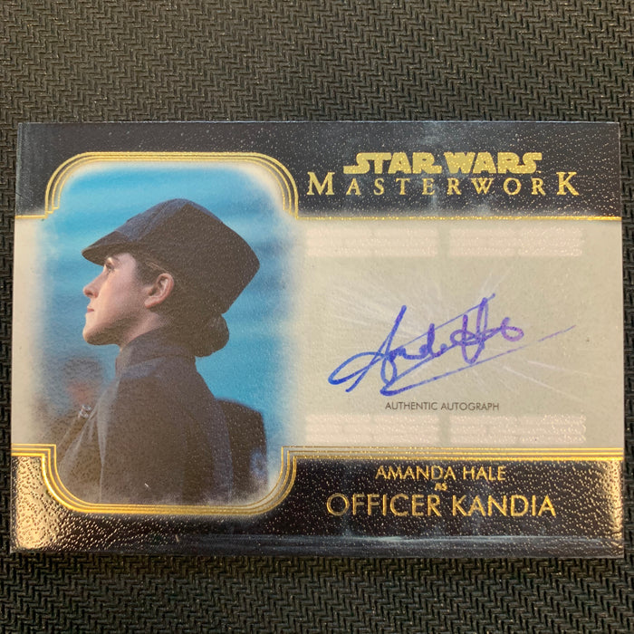 Star Wars Masterwork 2020 - A-AH - Autograph - Amanda Hale as Officer Kandia - Canvas 03/25 Vintage Trading Card Singles Topps   