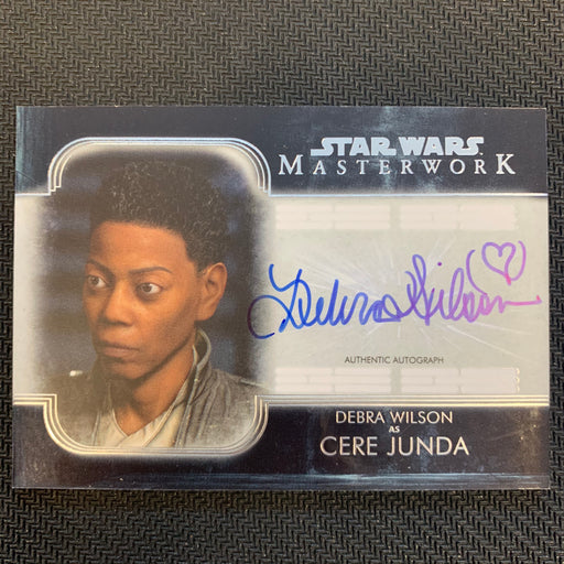 Star Wars Masterwork 2020 - A-DW - Autograph - Debra Wilson as Cere Junda Vintage Trading Card Singles Topps   