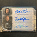 Star Wars Masterwork 2020 - AD-TA-DGC - Triple Autograph - Adam Driver as Kylo Ren, Domhnall Gleeson as General Hux, and Gwendoline Christie as Captain Phasma Vintage Trading Card Singles Topps   