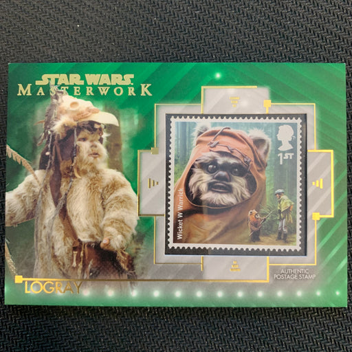 Star Wars Masterwork 2020 - SC-LW - Logray - Wicket W. Warrick - Green 53/99 Vintage Trading Card Singles Topps
