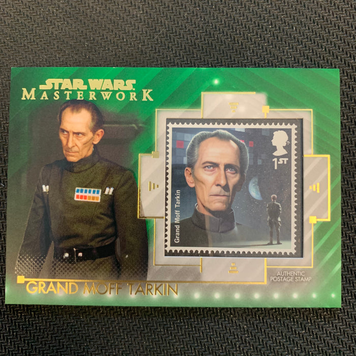Star Wars Masterwork 2020 - SC-MM - Grand Moff Tarkin - Grand Moff Tarkin - Green 22/99 Vintage Trading Card Singles Topps