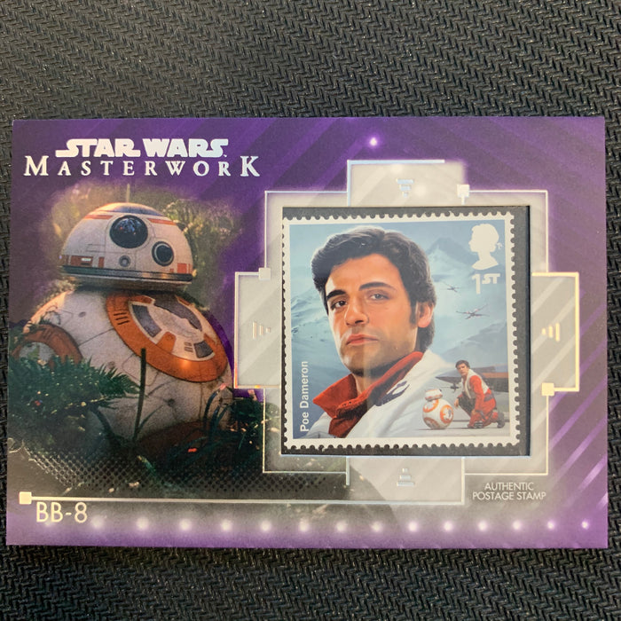 Star Wars Masterwork 2020 - SC-BP - BB-8 - Poe Dameron - Purple 16/50 Vintage Trading Card Singles Topps