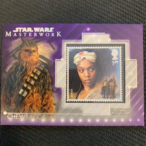 Star Wars Masterwork 2020 - SC-CJ - Chewbacca - Jannah - Purple 11/50 Vintage Trading Card Singles Topps   