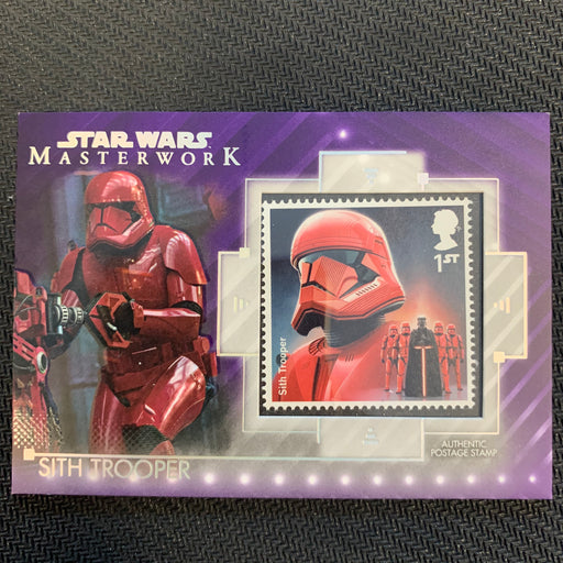 Star Wars Masterwork 2020 - SC-SS - Sith Trooper - Sith Trooper - Purple 19/50 Vintage Trading Card Singles Topps