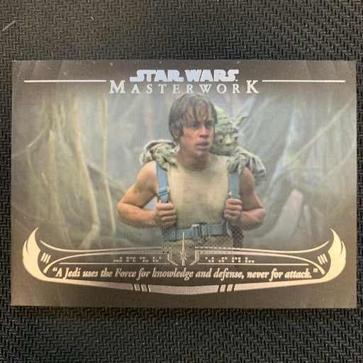 Star Wars Masterwork 2020 - WY-04 - "A Jedi uses…” Vintage Trading Card Singles Topps