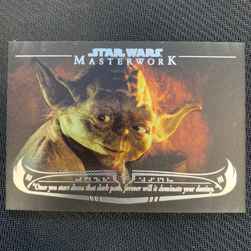 Star Wars Masterwork 2020 - WY-03 - "Once you start down…” Vintage Trading Card Singles Topps   