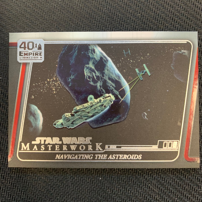 Star Wars Masterwork 2020 - ESB-09 - Navigating the Asteroids Vintage Trading Card Singles Topps