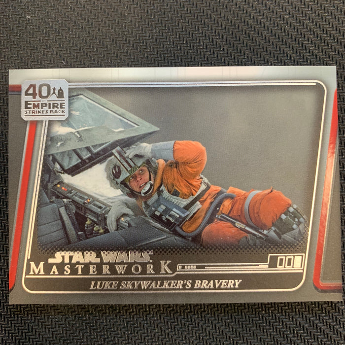 Star Wars Masterwork 2020 - ESB-06 - Luke Skywalker's Bravery Vintage Trading Card Singles Topps   